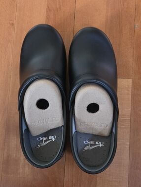 Dansko Professional Clog Black Leather EU 39 US 8
